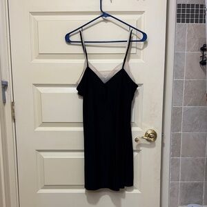 Wild Fable Black and Cream Dress